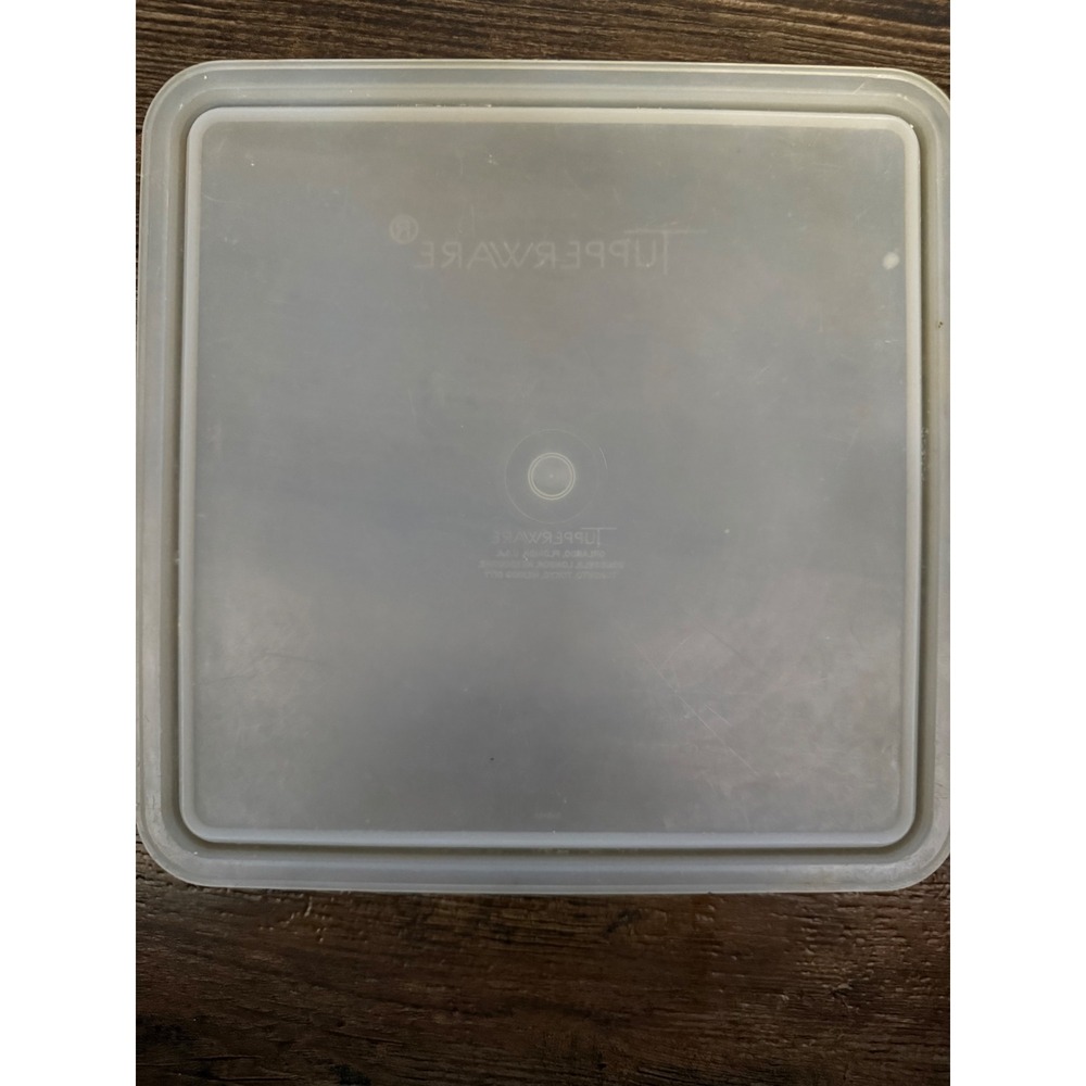 Vintage Tupperware Square Storage Container Box Modular Mates White Lid‎ - Picture 11 of 11